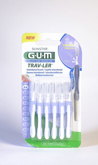 Interdental Brush 0.6mm Trav-ler 6 uds