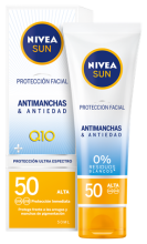 Sun UV Face Protection Stain & Anti-Age Q10 FP50+ 50 ml