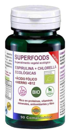 Spirulina+Chlorella Bio 90 Tablets