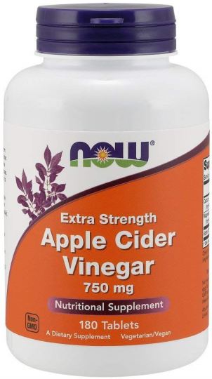 Apple Cider Vinegar 750 mg Extra Strength 180 Tablets