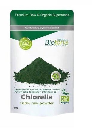 Chlorella Raw Bag 200g Bio