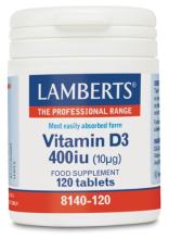 Vitamin D 400iu (10µg) 120 Tablets