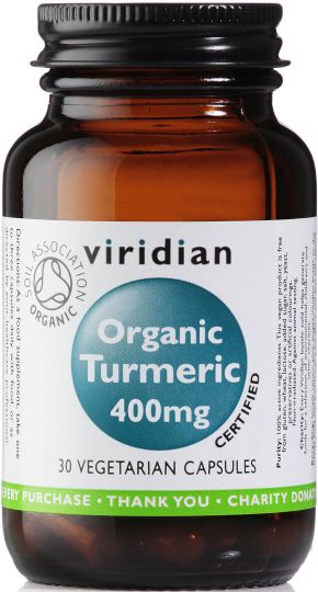 Organic Turmeric 400 mg 30 Vegetable Capsules