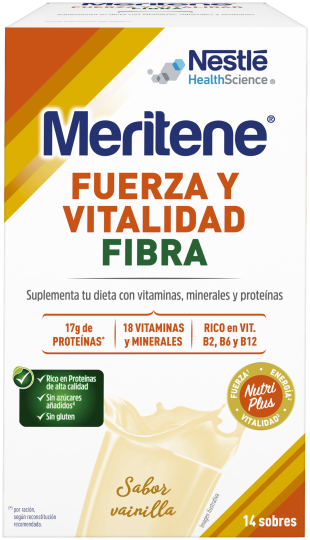 Meritene 14 U 35 G Fiber Vanilla