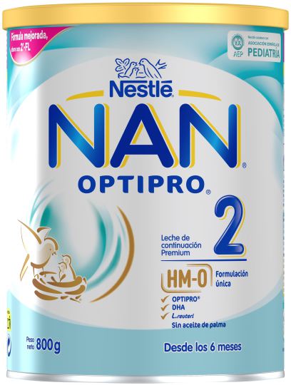 Continuation Milk for Babies Nan Optipro 2 of 800 gr