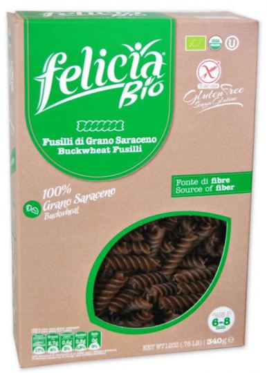 Saraceno Grain Fusilli Pasta 340 gr