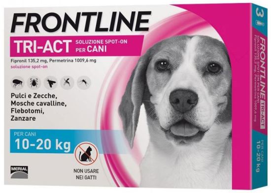 Frontline tri-act solucion Spot-on para perros 10-20 kg